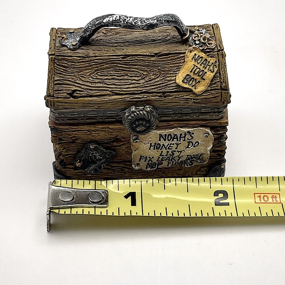 The Boyds Collection, 1999, Trinket Box, Noah’s Toolbox with Tool Tray and Mouse - Picture 13 of 15